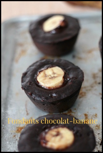 Fondants chocolat-banane